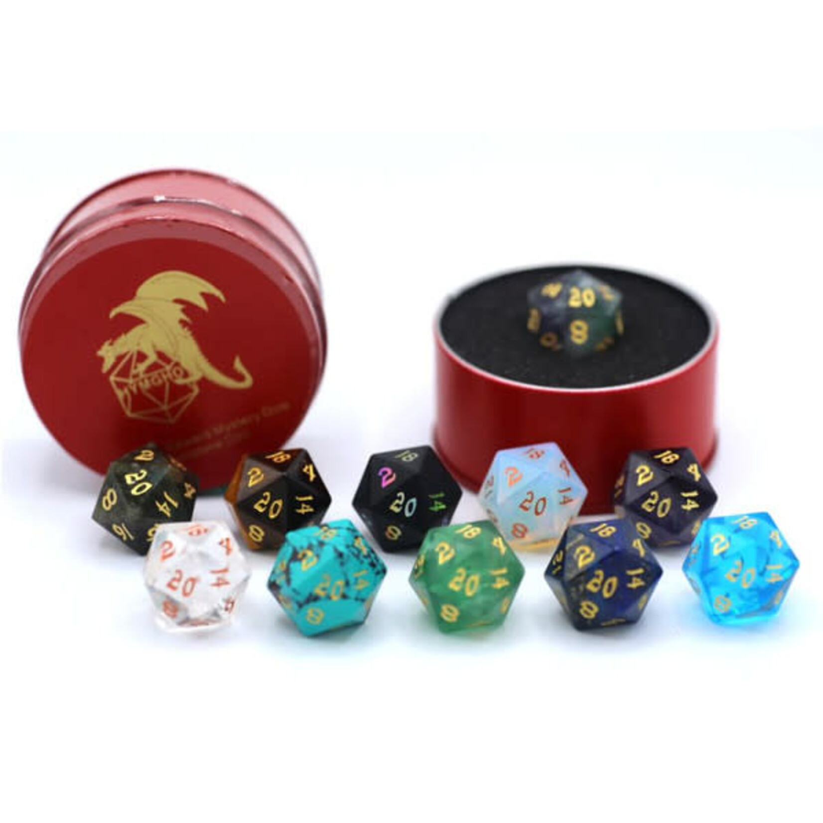 Hymgho Premium Gaming Hymgho d20 Quest's Reward Mystery Gemstone