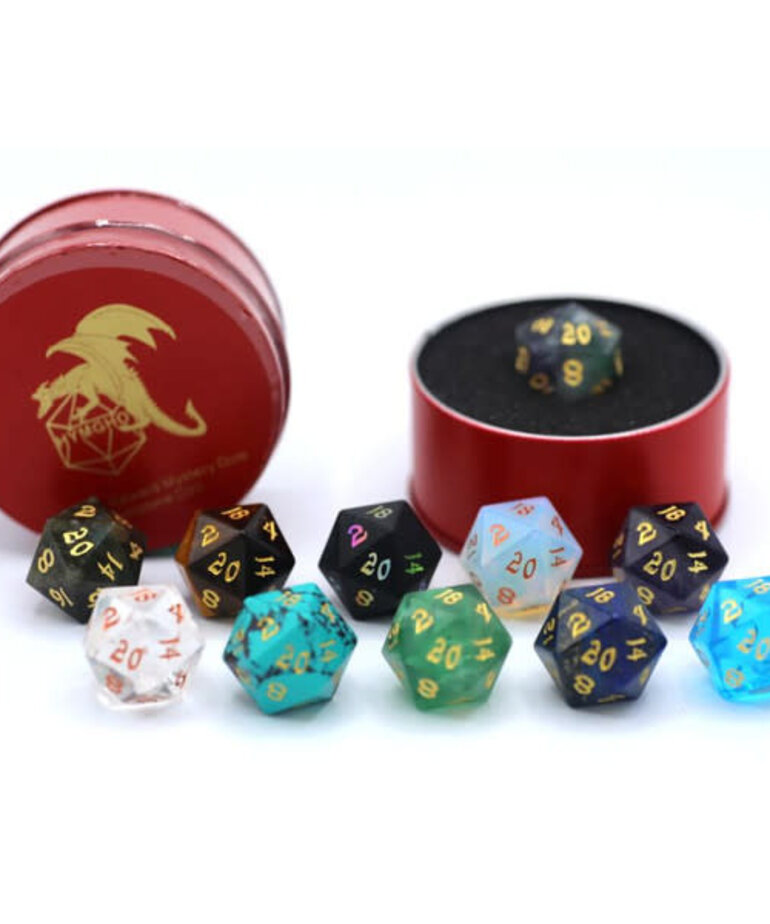 Hymgho Premium Gaming Hymgho d20 Quest's Reward Mystery Gemstone