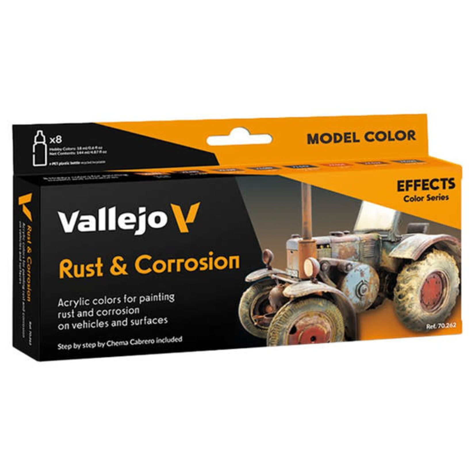 Vallejo Vallejo Model Color: Effects: Rust & Steel (8)