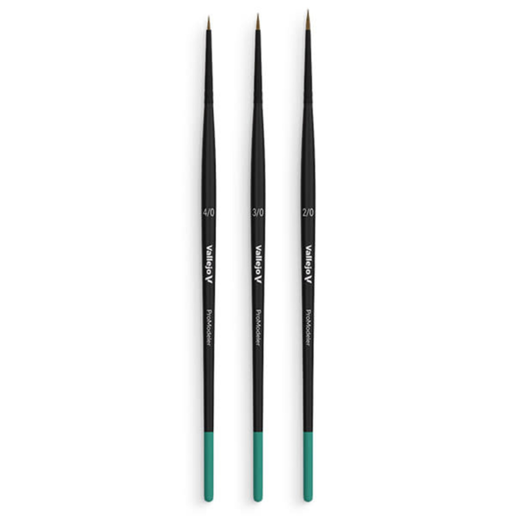 Vallejo Vallejo Brush: Definition: Natural Hair (Sizes 4/0, 3/0 & 2/0)