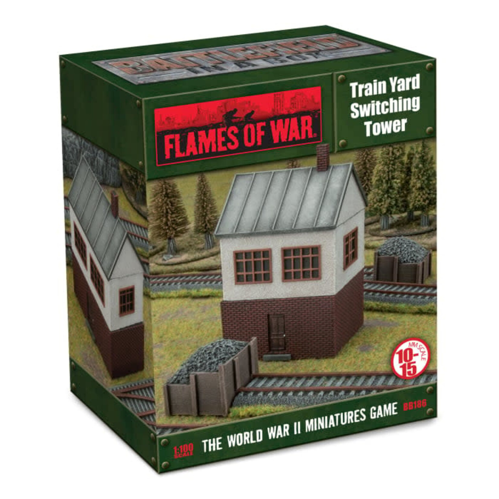 Gale Force Nine GaleForce Nine Flames of War - Battlefield in a Box: Train Yard Switching Tower