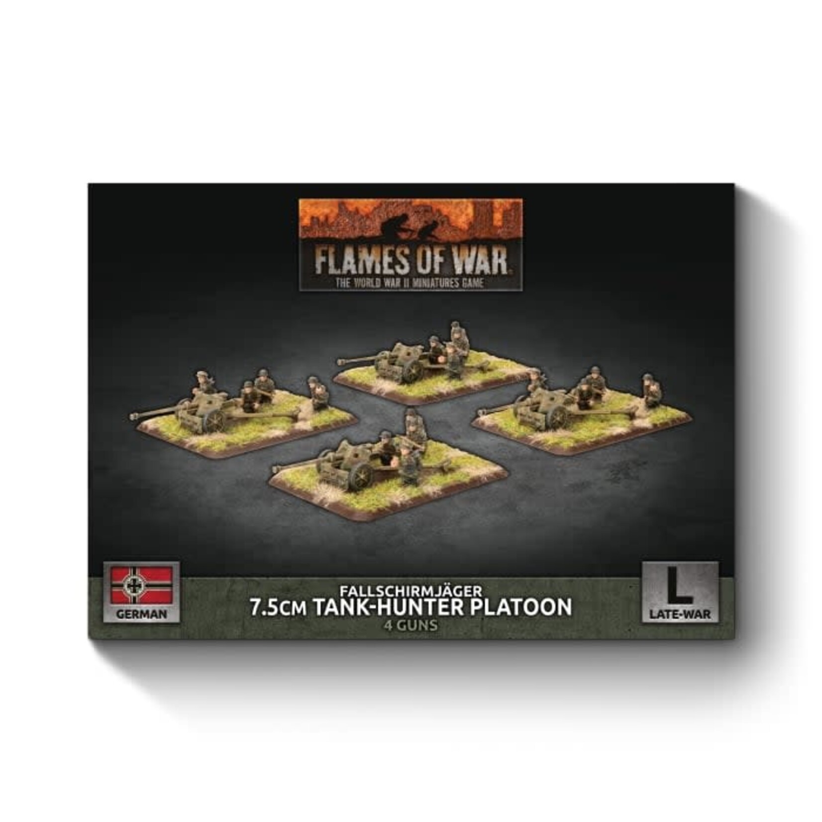 Flames of War Flames of War: German: Fallshrimjager 7.5cm Tank Hunter Platoon