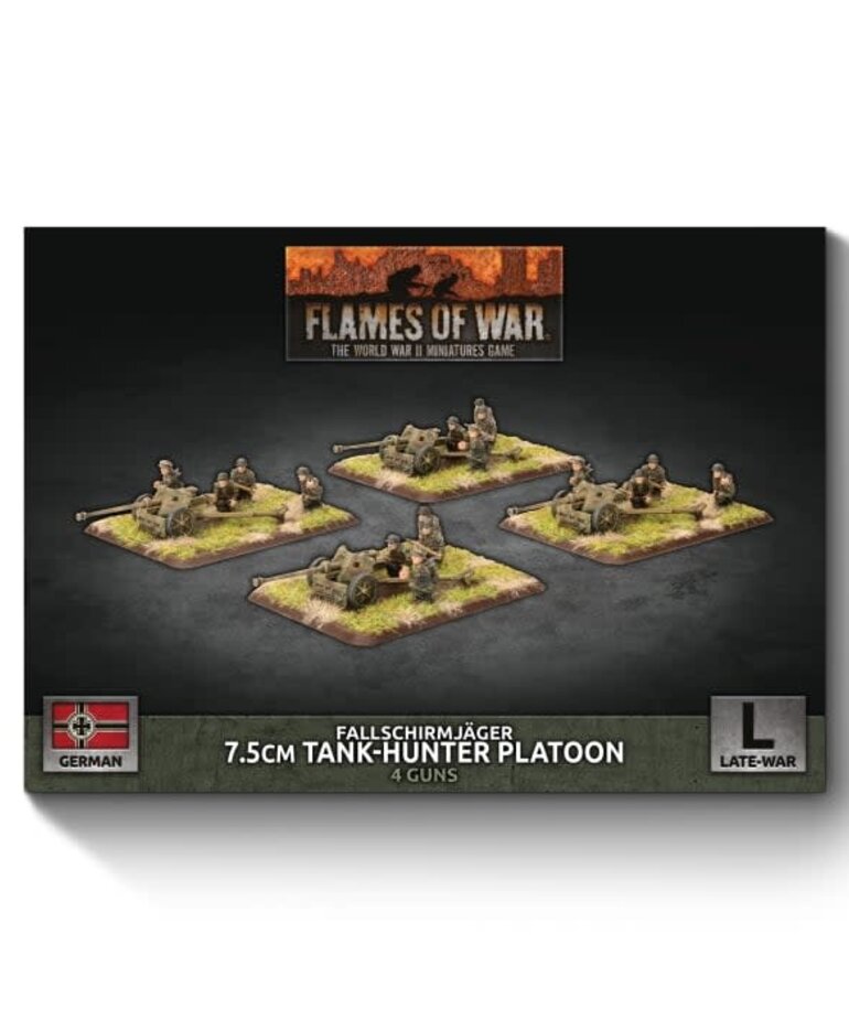 Flames of War Flames of War: German: Fallshrimjager 7.5cm Tank Hunter Platoon