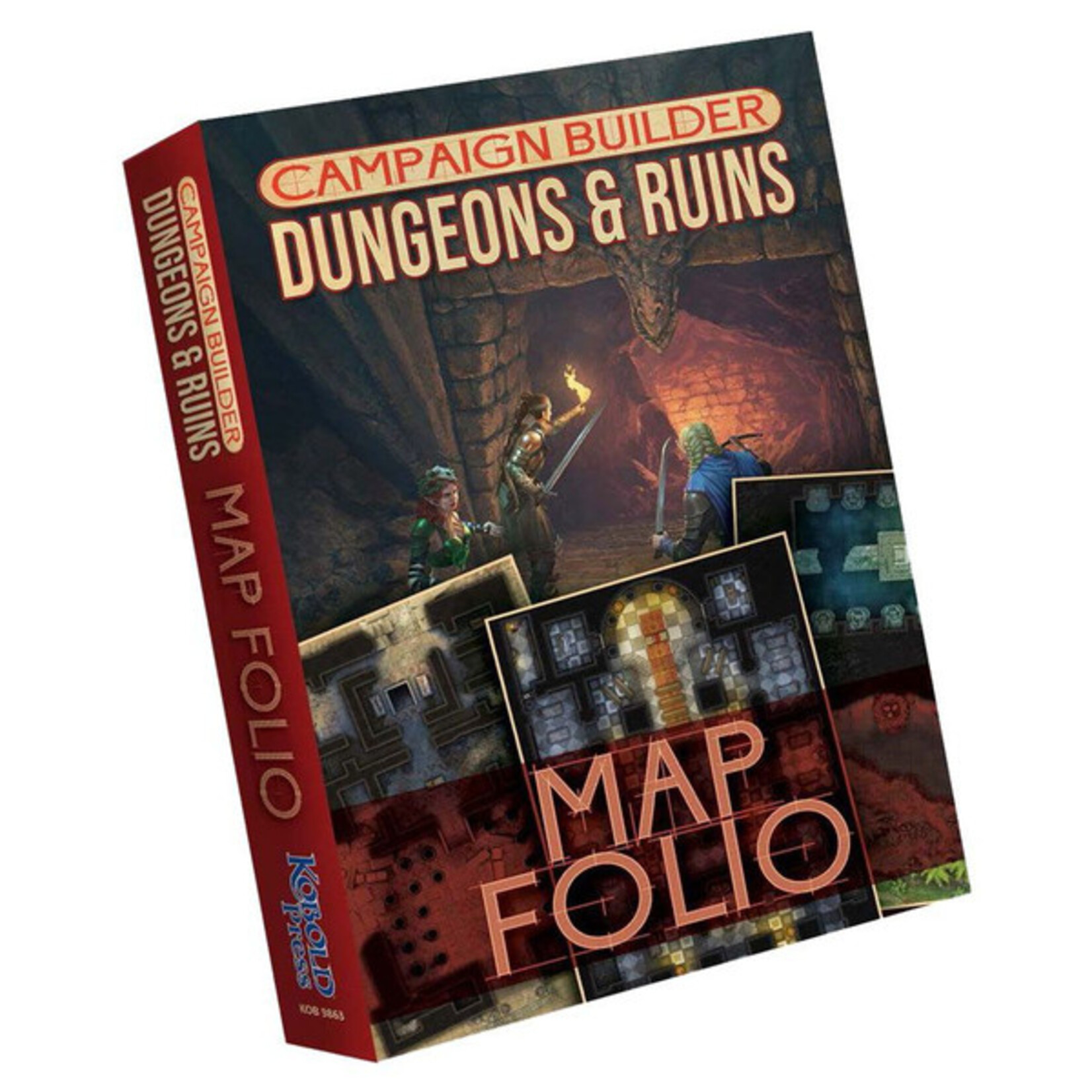 Kobold Press D&D 5E: Campaign Builder: Dungeons and Ruins Map Folio