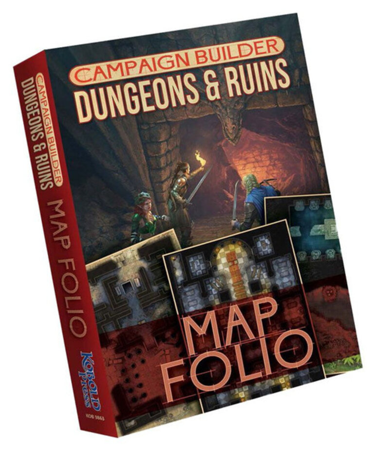 Kobold Press D&D 5E: Campaign Builder: Dungeons and Ruins Map Folio