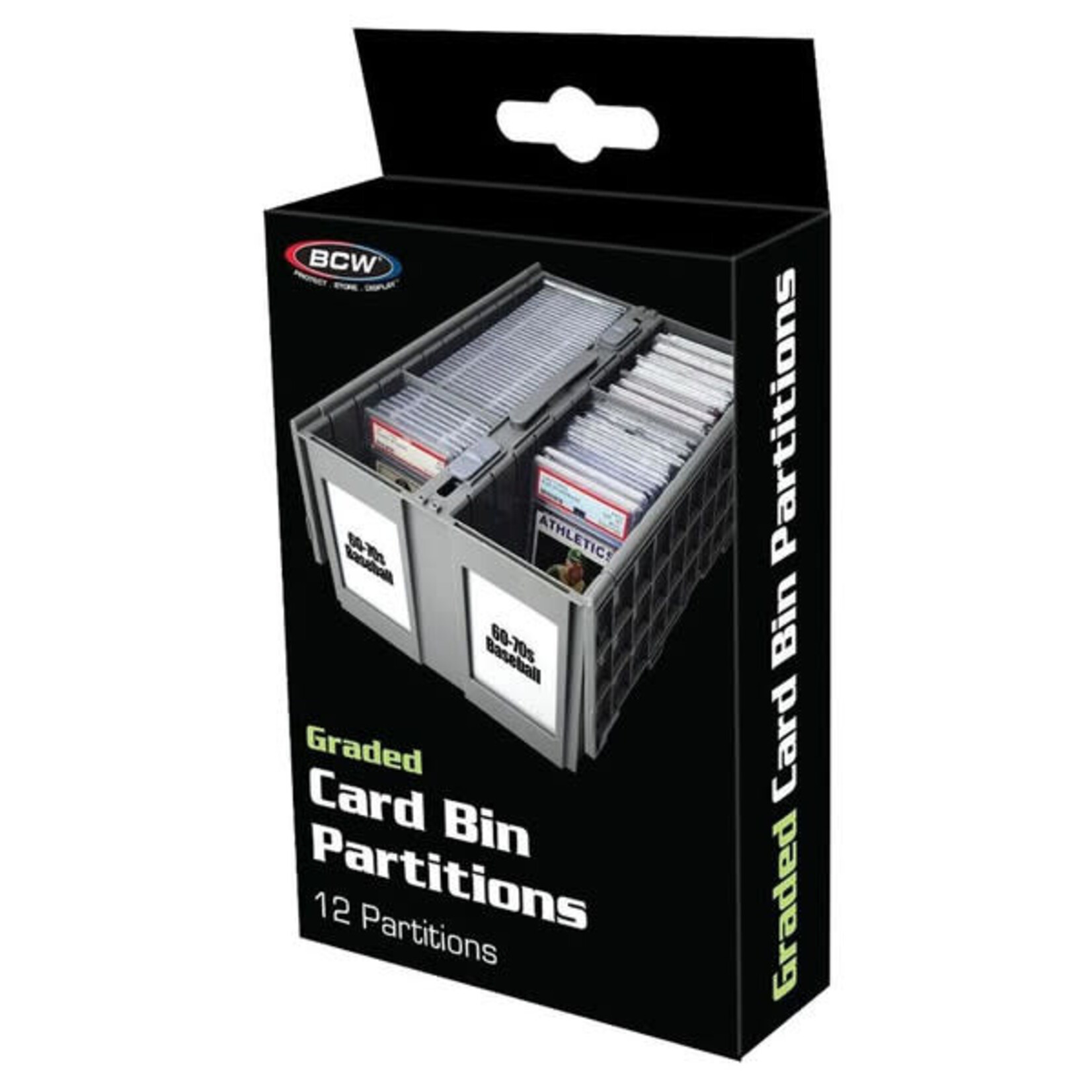 BCW Diversified BCW Graded Card Bin Partitions  Gray (12)