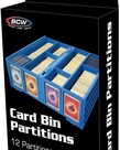 BCW Diversified BCW Card Bin Partitions Blue (12)