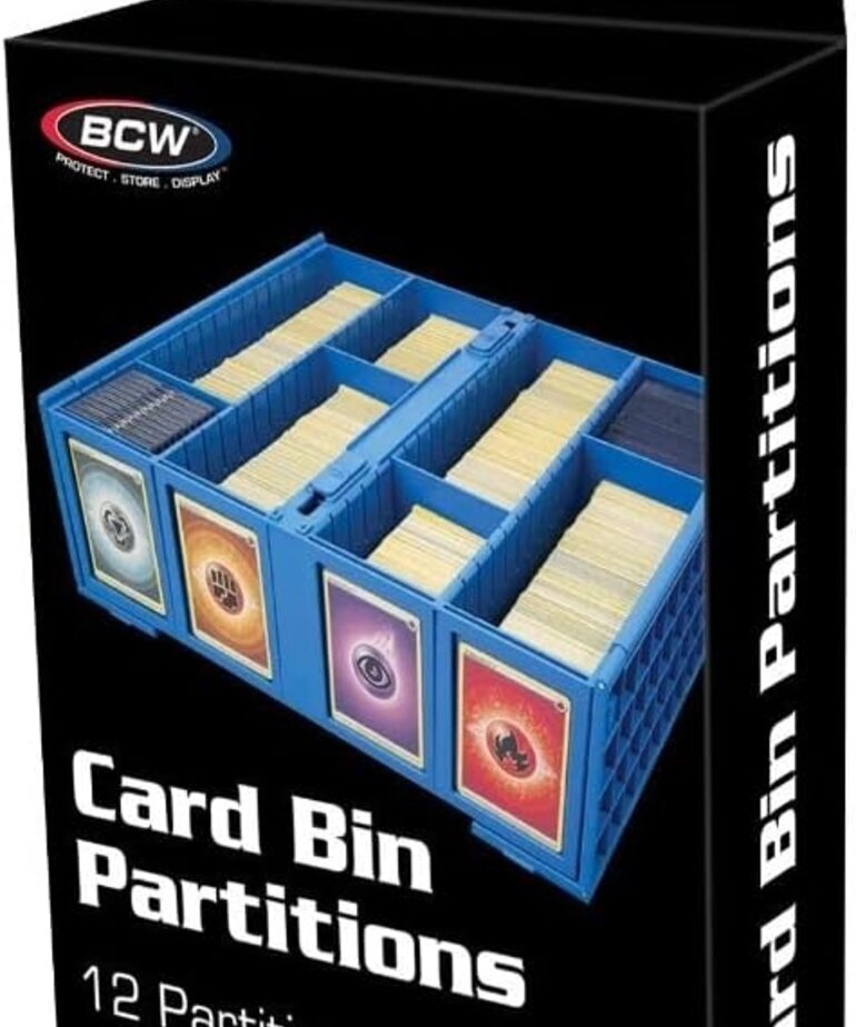 BCW Diversified BCW Card Bin Partitions Blue (12)