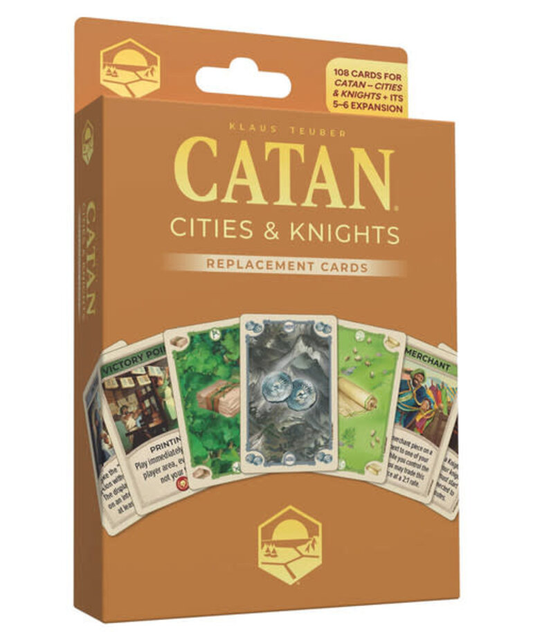 Asmodee Catan: 6th Edition: Cities & Knights Replacement Cards