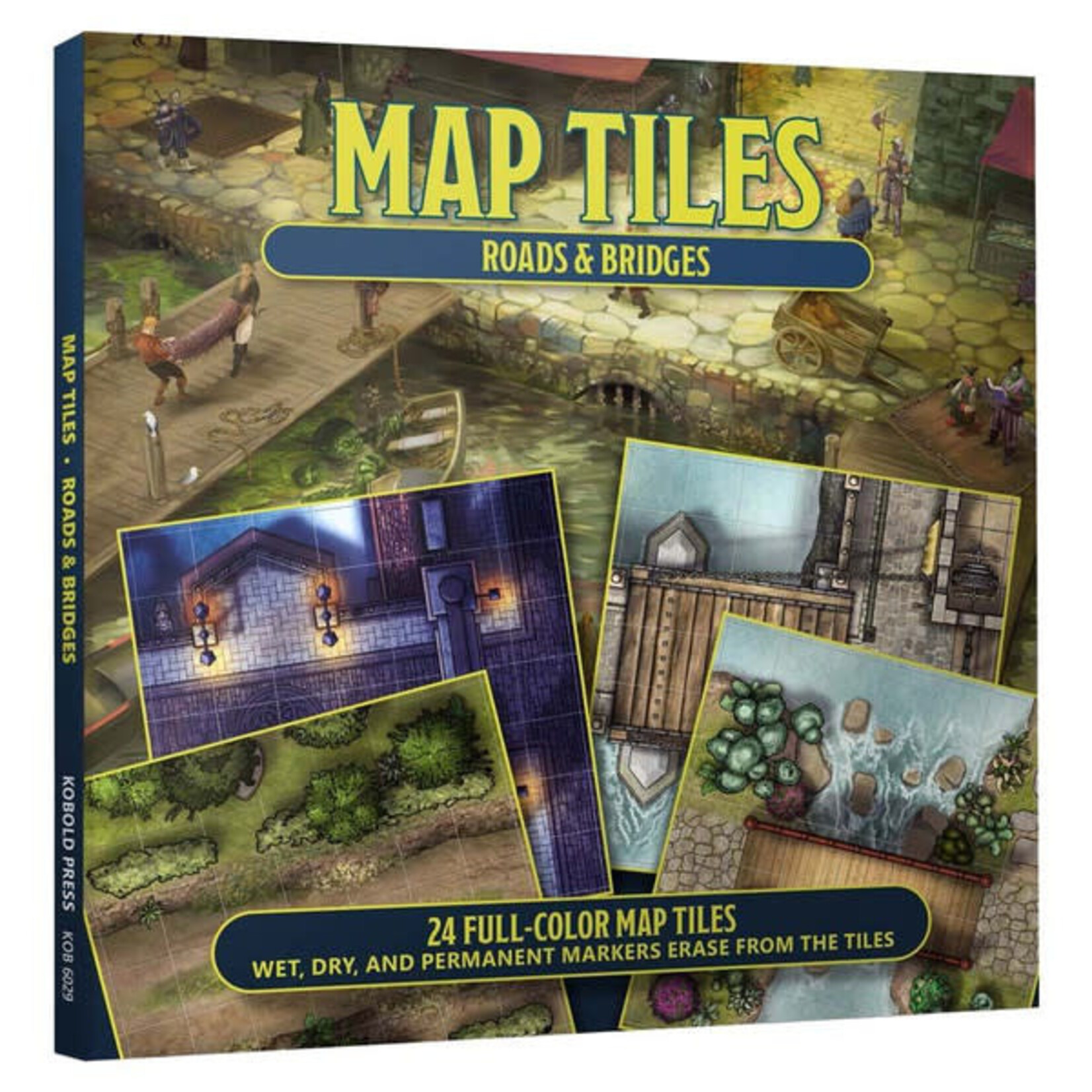 Kobold Press Kobold Map Tiles: Roads & Bridges