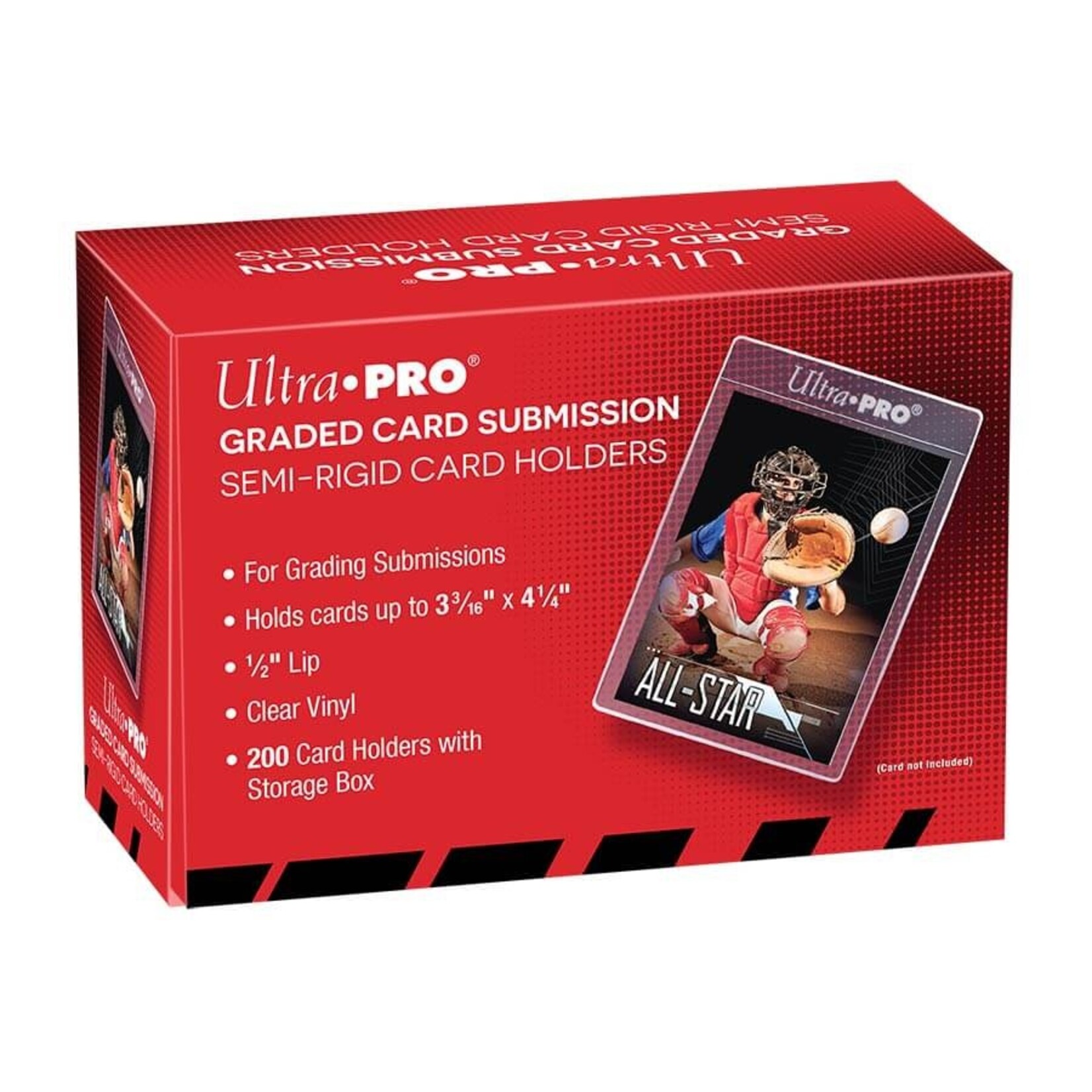 Ultrapro Deck Protector: Graded Card Submission Semi-Rigid Card Holders (200)