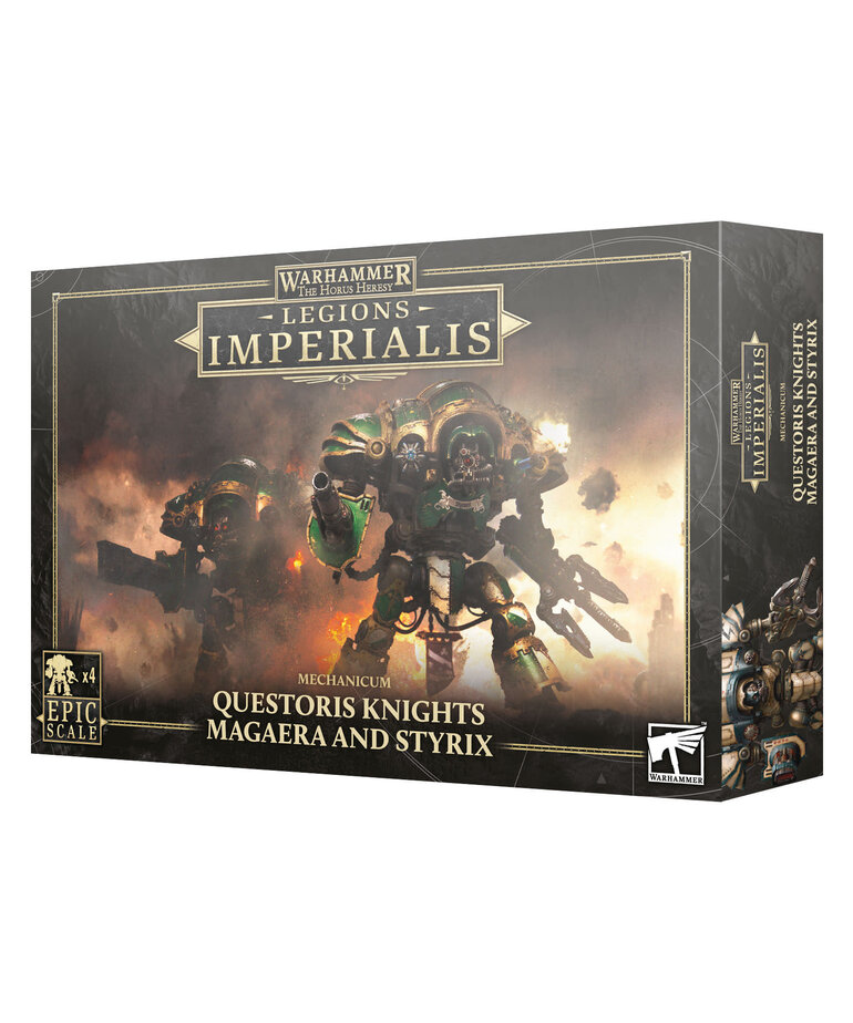 Horus Heresy Legions Imperialis: Mechanicum: Questoris knights Magaera and Styrix