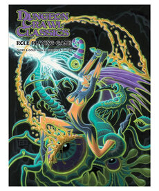 Goodman Games Dungeon Crawl Classics:  Erol Otus Edition Rulebook
