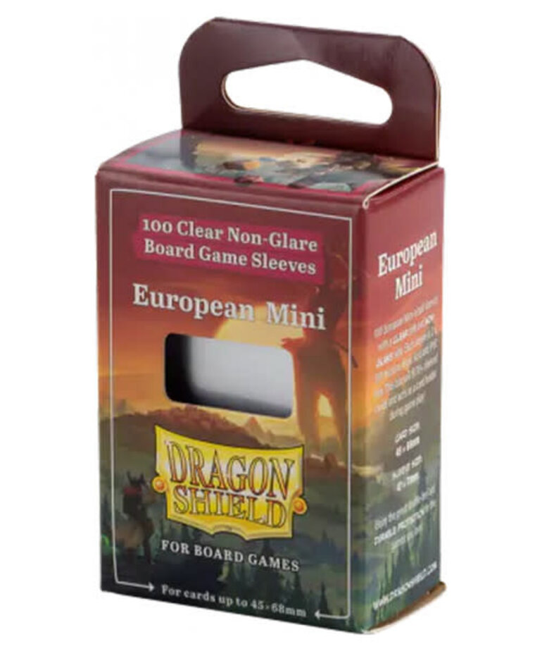 Dragon Shield Deck Protector: Board Game Sleeve: Dragon Shield: European Mini (100)