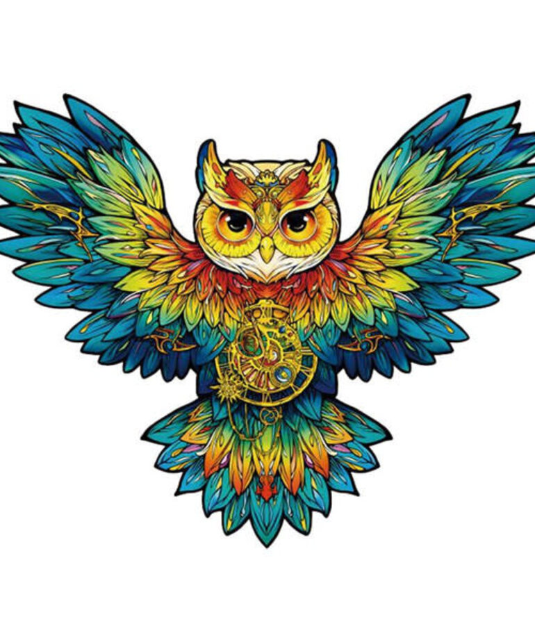 Robotime Roelife DIY Puzzle: Wooden: Owl 200 piece