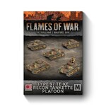 Flames of War Flames Of War:  Japanese: Type 97 Te-Ke Recon Tankette Platoon (x5)