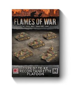 Flames of War Flames Of War:  Japanese: Type 97 Te-Ke Recon Tankette Platoon (x5)