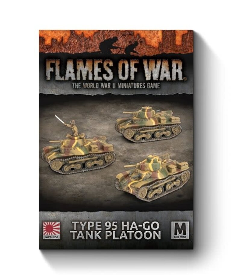 Flames of War Flames Of War:  Japanese: Type 95 Ha-Go Light Tank Platoon (x3)