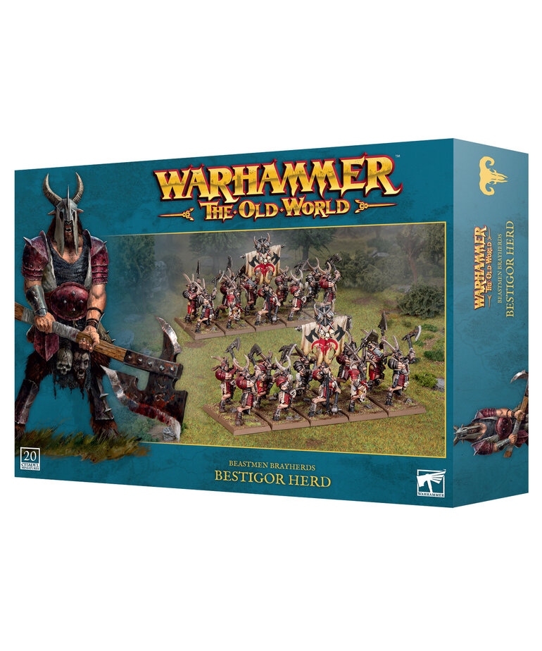 Old World Warhammer The Old World: Beastmen Brayherds:  Bestigor Herd