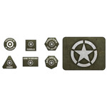 Flames of War Flames Of War: American LW Tokens (x20) and Objectives (x2)