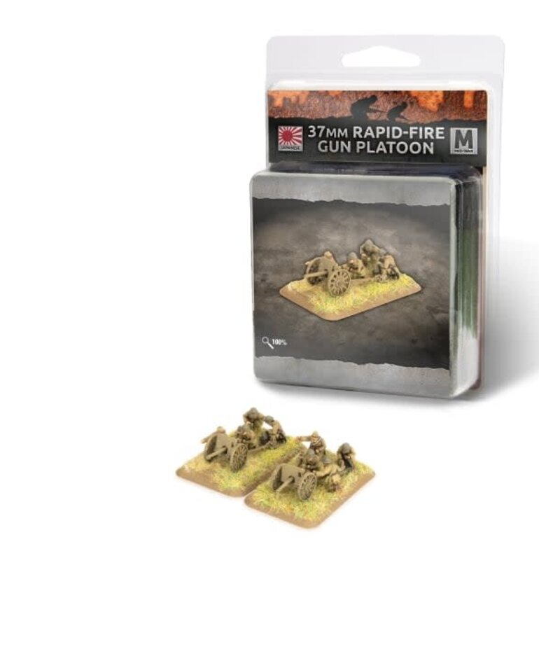 Flames of War Flames Of War:  Japanese: 37mm Rapid-fire Gun Platoon (x2)