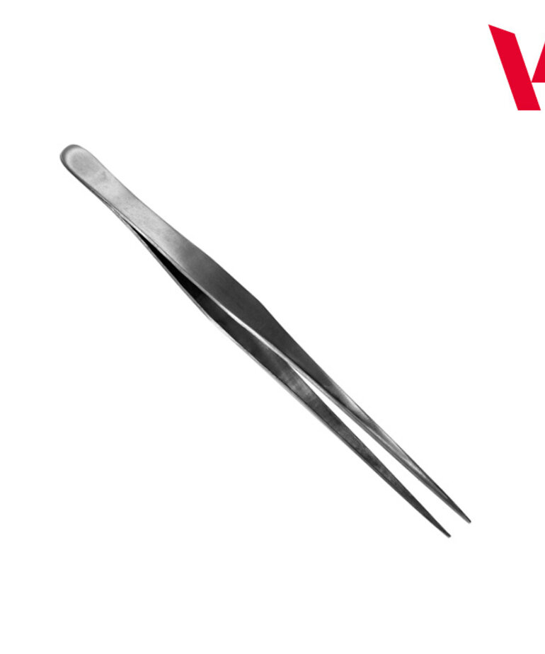 Vallejo Straight Tip Stainless Steel Tweezers (175 mm)