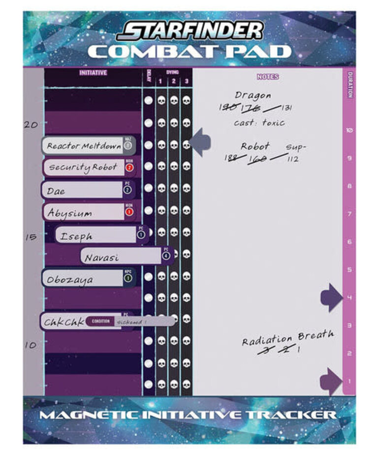 Paizo Starfinder 2E: Combat Pad