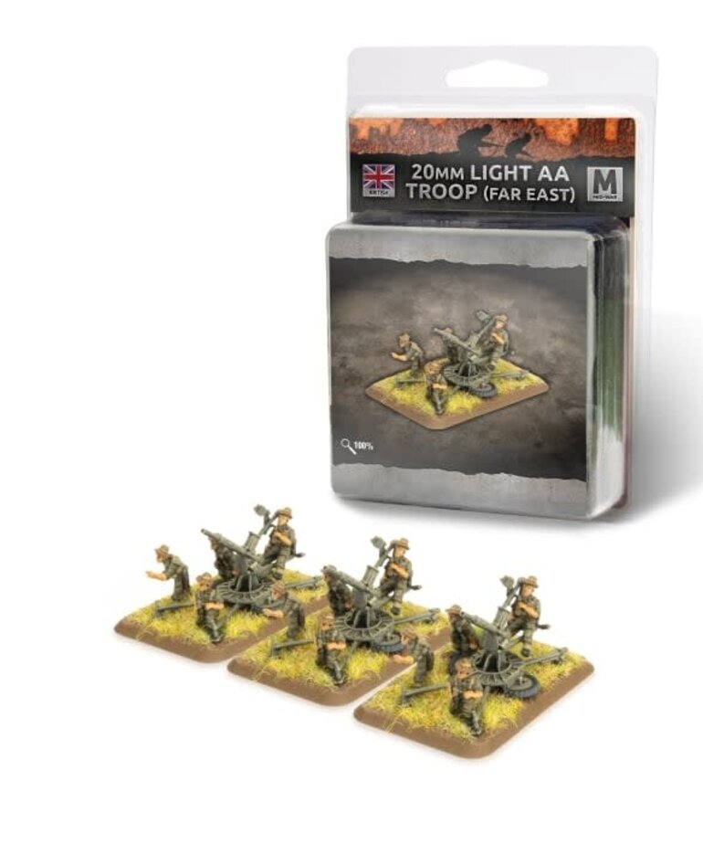 Flames of War Flames Of War: 20mm Light AA Troop (Far East)  (x3)
