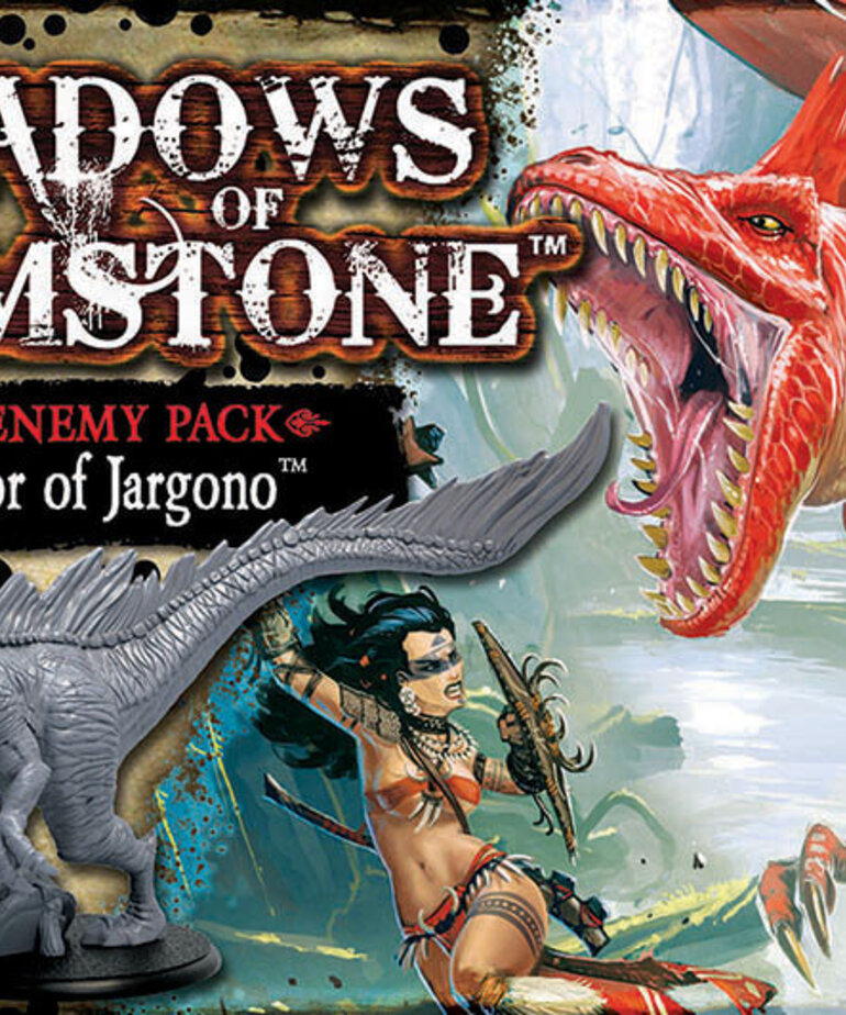 Flying Frog Productions Shadows of Brimstone: The Swamp Raptor of Jargono XL Enemy Pack