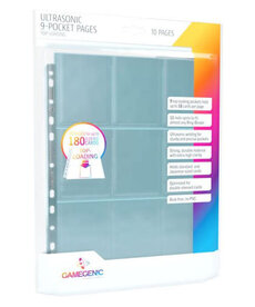 Gamegenic Gamegenic 9 Pocket: Toploading Clear (10) Pages