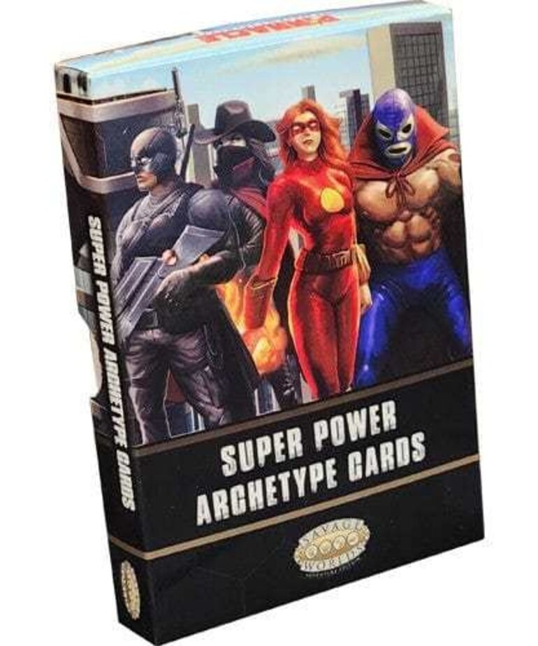 Pinnacle Savage Worlds Super Power Archetype Cards