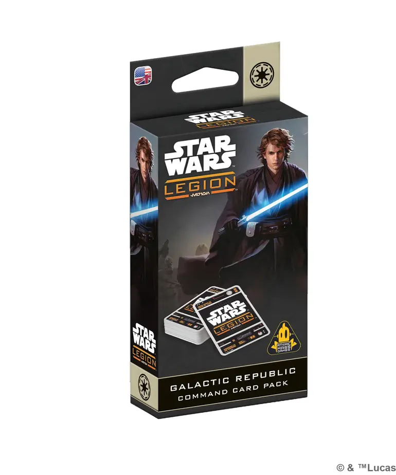 Atomic Mass Games Star Wars Legion: Galactic Republic Command Card Pack