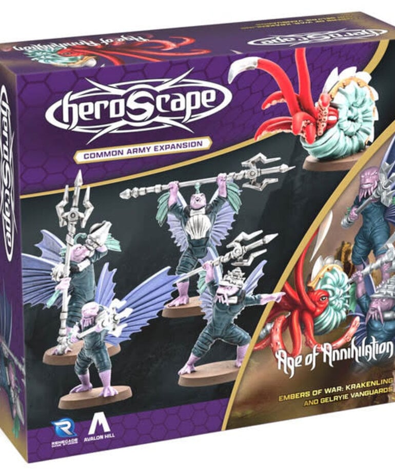 Renegade Game Studio Heroscape: Krakenling and Gelryie Vanguards Army Expansion