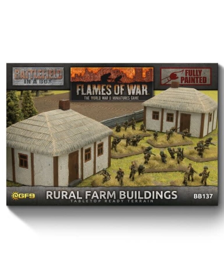 Gale Force Nine GaleForce Nine Flames of War - Battlefield in a Box: Rural Farm Buildings