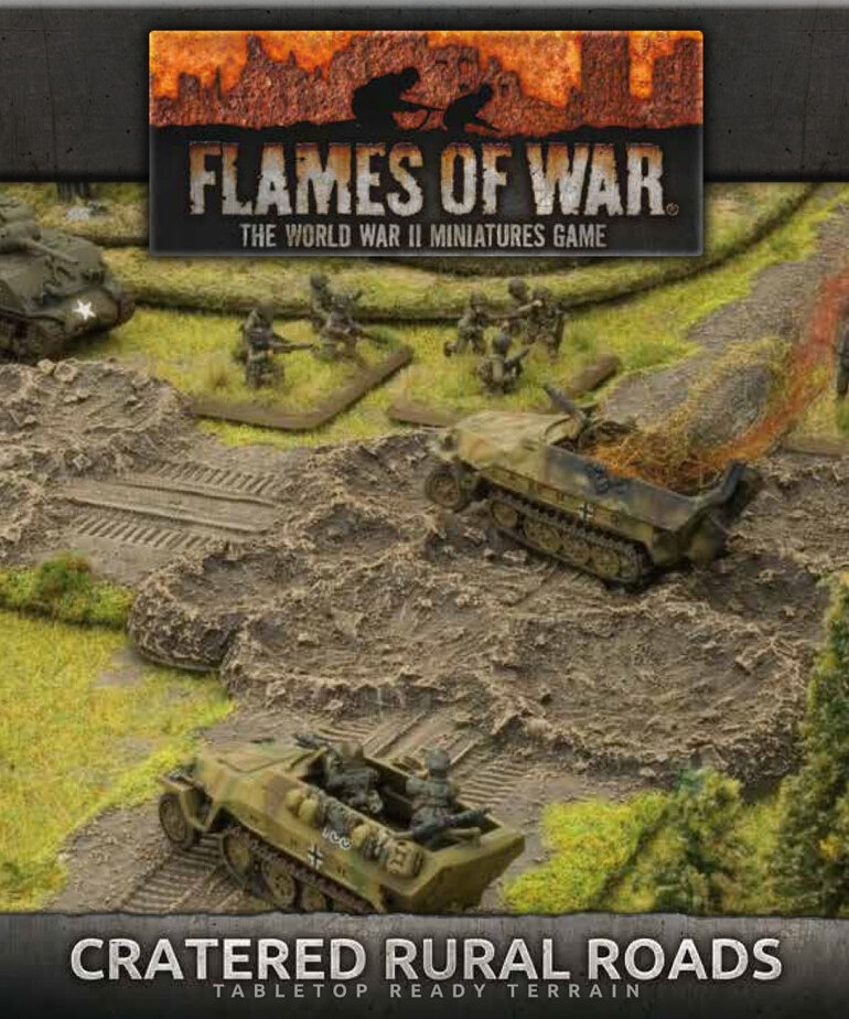 Gale Force Nine GaleForce Nine Flames of War - Battlefield in a Box: Cratered Rural Roads