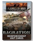 Flames of War Flames of War: Bagration Reinforcement Unit Cards