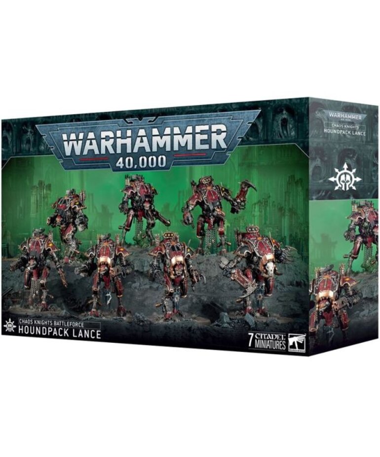 Warhammer 40k Warhammer 40k: Chaos Knight: Battleforce Houndpack Lance