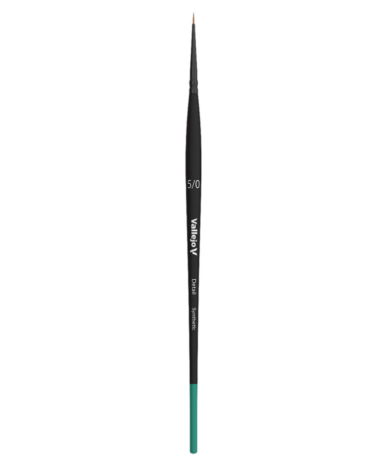 Vallejo Detail Brush: Round Synthetic No. 5/0