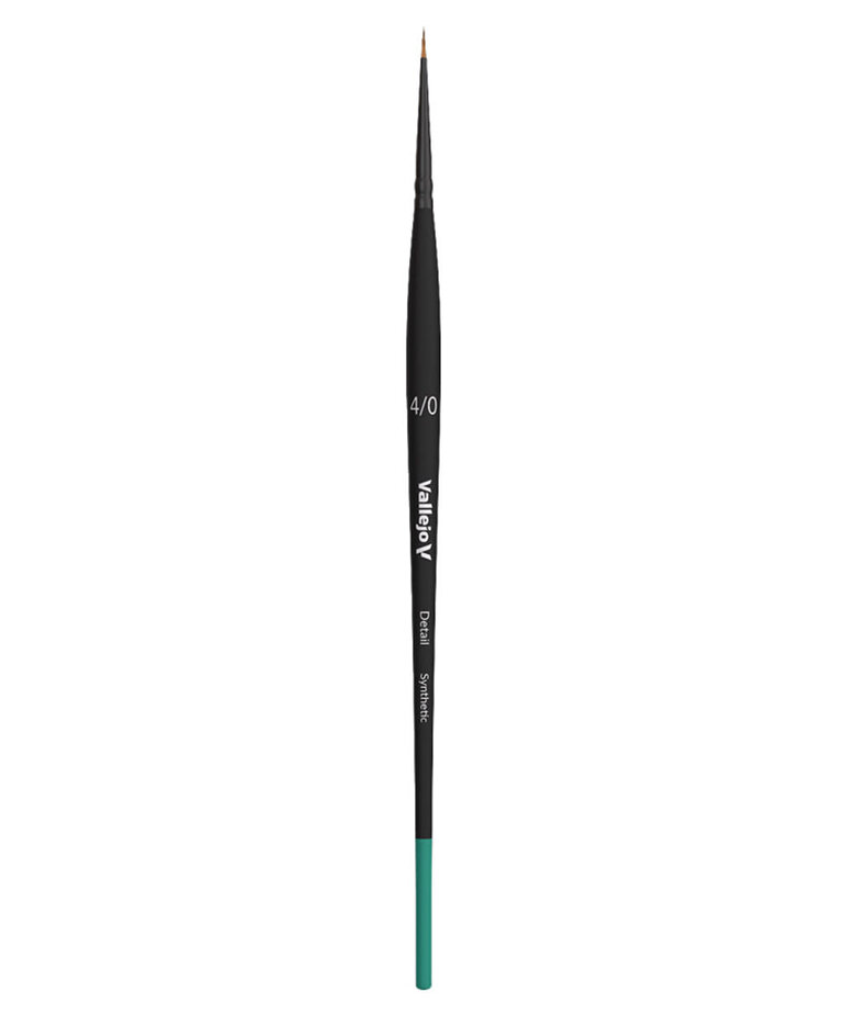 Vallejo Detail Brush: Round Synthetic No. 4/0