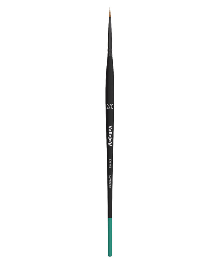 Vallejo Detail Brush: Round Synthetic No. 2/0