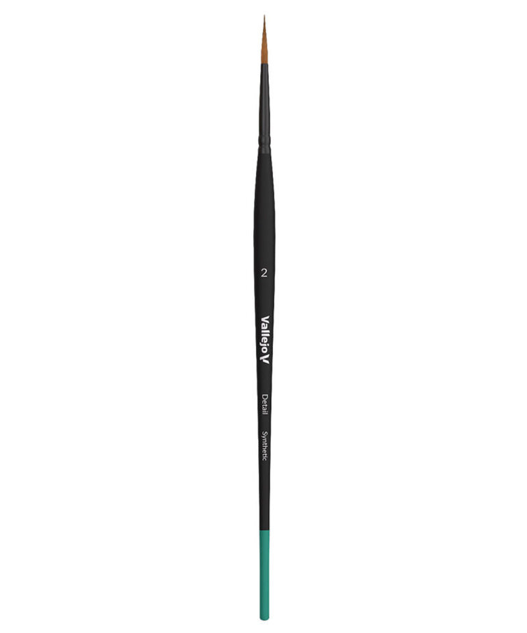 Vallejo Detail Brush: Round Synthetic No. 2