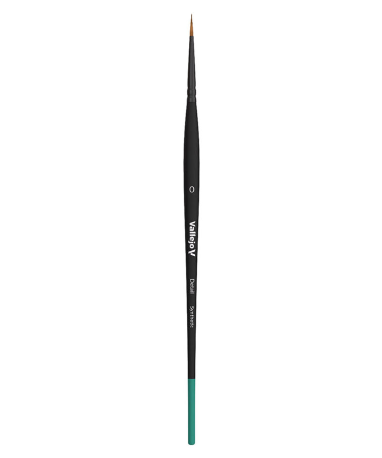 Vallejo Detail Brush: Round Synthetic No. 0