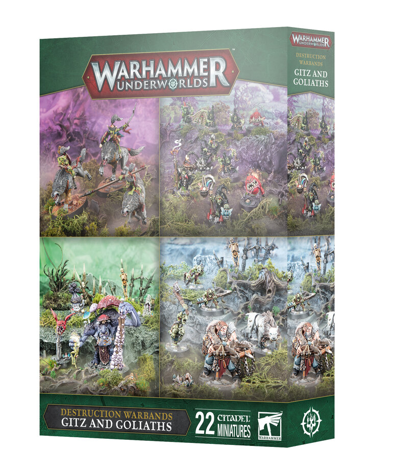 Age of Sigmar Warhammer Underworlds: Gitz and Goliaths