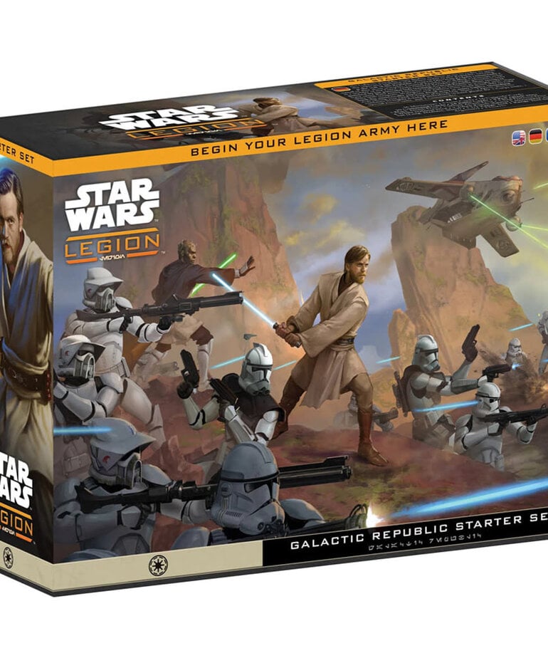 Atomic Mass Games Star Wars Legion Galactic Republic Starter Set