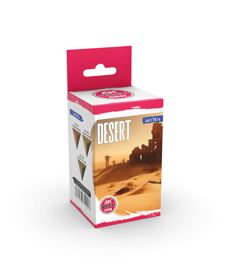 AK Interactive AK Interactive Quick Gen - Desert (3) Set
