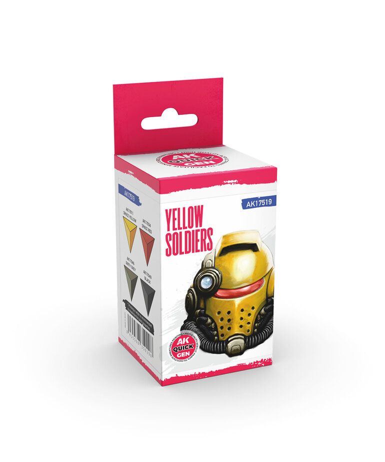AK Interactive AK Interactive Quick Gen - Yellow Soldiers (4) Set