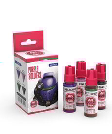 AK Interactive AK Interactive Quick Gen - Purple Soldiers (4) Set