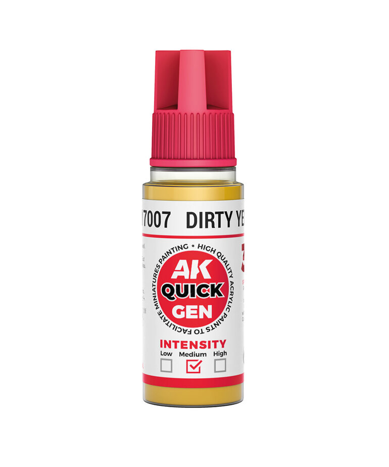 AK Interactive AK Interactive Quick Gen - Dirty Yellow 18 ml
