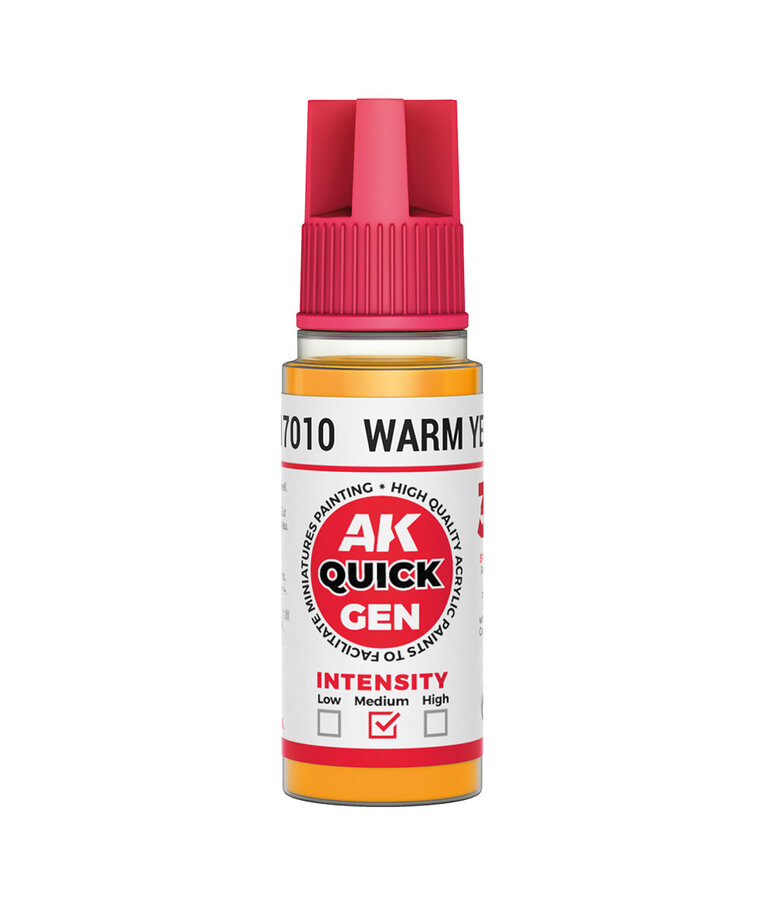 AK Interactive AK Interactive Quick Gen - Warm Yellow 18 ml