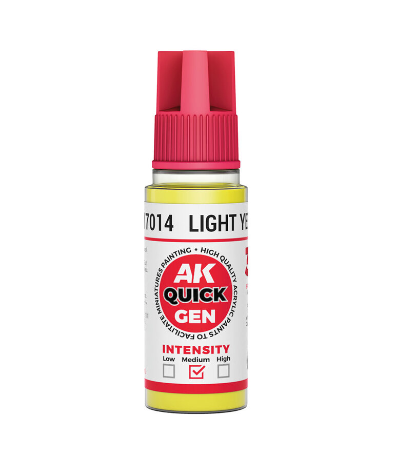 AK Interactive AK Interactive Quick Gen - Light Yellow 18 ml